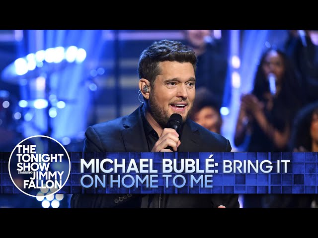 Michael Bublé: Bring It On Home to Me | The Tonight Show Starring Jimmy Fallon