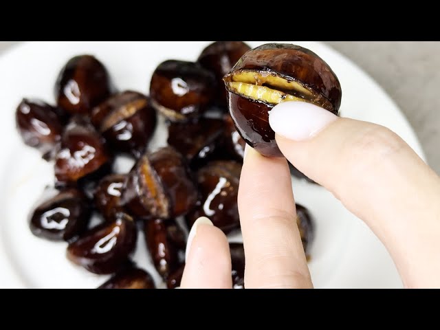 Caramelized chestnuts without an oven! Did you know this trick? 🍁