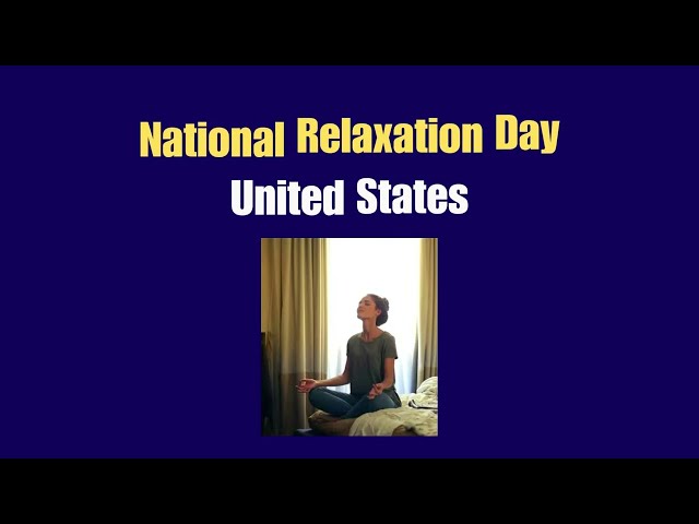 National Relaxation Day - United States #usa #shorts #nationalrelaxationday