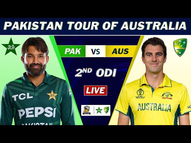 🔴Australia vs Pakistan 2nd ODI Live Streaming | PAK vs AUS LIVE MATCH