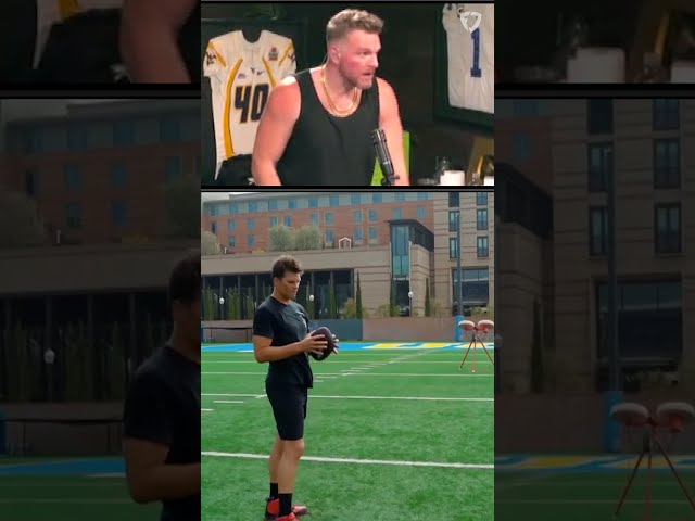 Tom Brady Passing Trick Video Gets Praise From Pat McAfee #Shorts