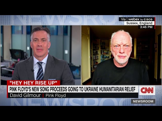 David Gilmour (for Pink Floyd) CNN interview (2022-04-12)