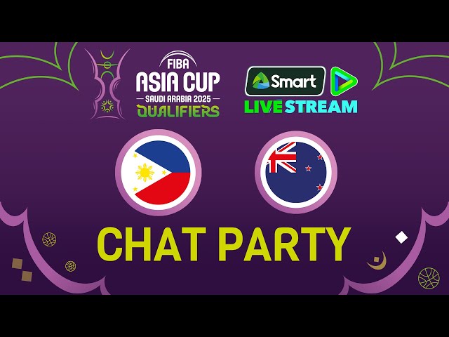 Philippines v New Zealand – FIBA Asia Cup Qualifiers 2025 Chat Party ⚡🏀