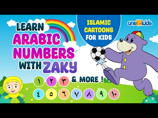 Learn Arabic Numbers With Zaky And More! | Islamic Cartoons For Kids