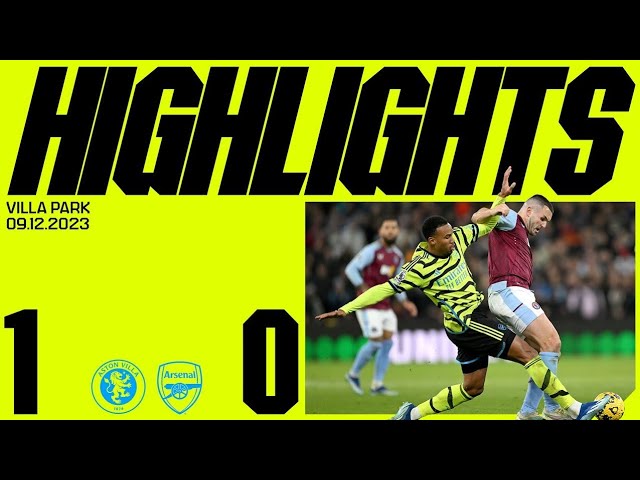 Exciting Goal Highlights: Aston Villa Vs Arsenal