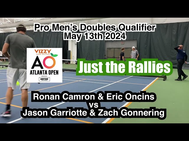 Camron/Oncins vs Garriotte/Gonnering - Pro Pickleball Mens Doubles Qualifier - 2024 PPA Atlanta Open