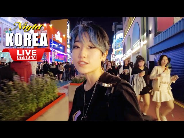 Korea Seoul Live 🇰🇷 Fantastic Korean Night Street | Walking Tour Seoul Hongdae Night Street