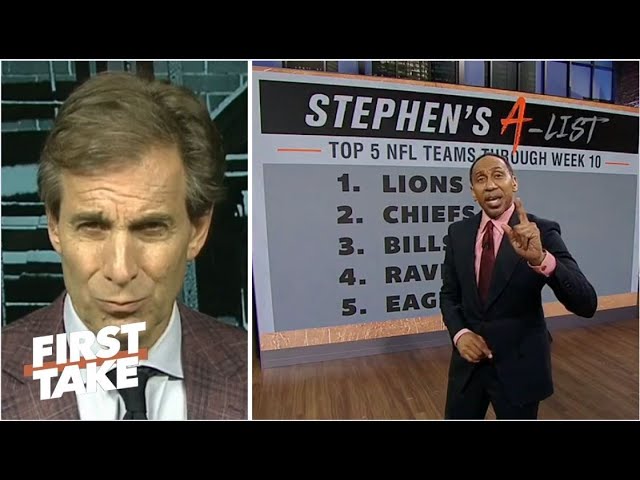 FIRST TAKE | Mad Dog is not happy with Stephen A. remove Steelers out of his top 5 NFL team