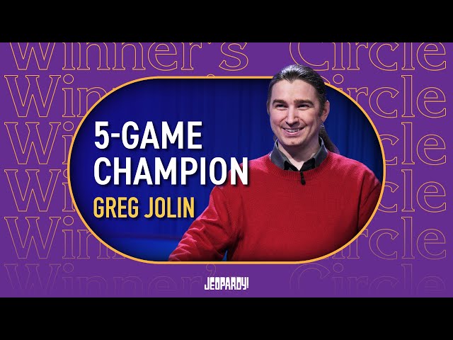 Greg Jolin | Winners Circle | JEOPARDY!