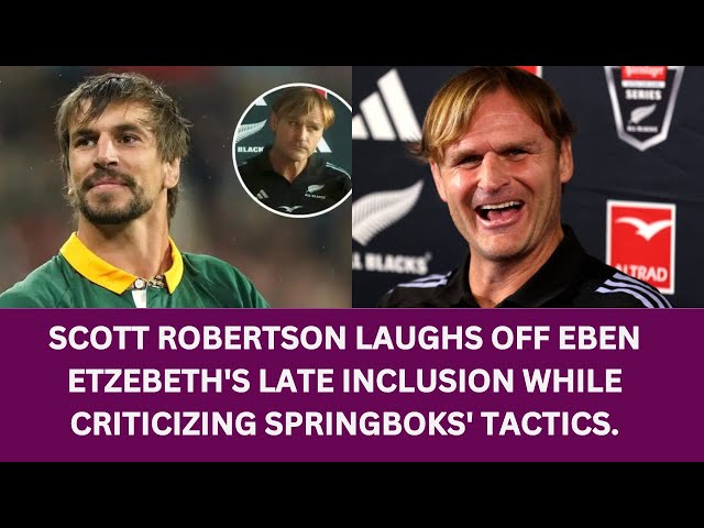 All Black Razer Laughs Off Etzebeth Inclusion by Criticizing Springboks' Tactics Rugby Championship