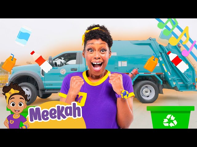 Brand New  Recycling Truck Meekah Song | Garbage Truck Nursery Rhymes for the Family