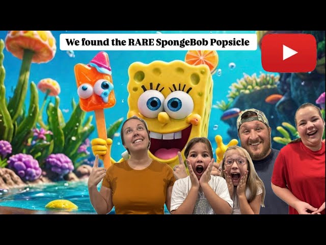 We found the RARE SpongeBob Popsicle!!!