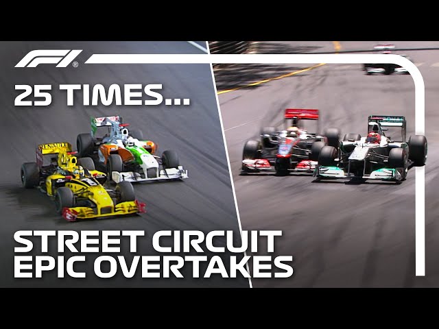 25 Times Drivers Made Epic Overtakes At Street Circuits