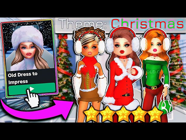 I Got ACCESS To OLD Dress to Impress & ONLY Bought CHRISTMAS CUSTOM THEMES! | ROBLOX