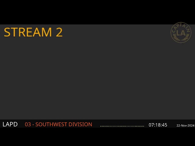 Stream 2 - Major Incidents when they occur (otherwise SW Div) LA Captain - 21-Nov-2024 - Stream 2