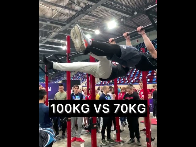 100kg vs 70kg front lever