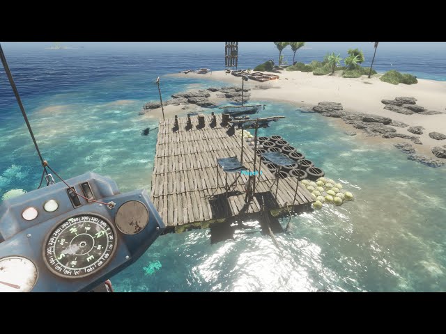 Primer Vuelo Con El Girocóptero y Aterrizaje En La Balsa | #22 Stranded Deep Multiplayer