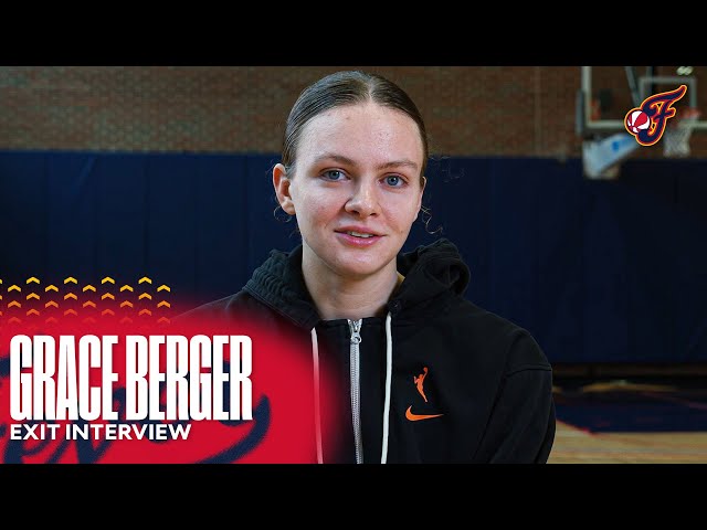 Grace Berger 2024 Exit Interview | Indiana Fever