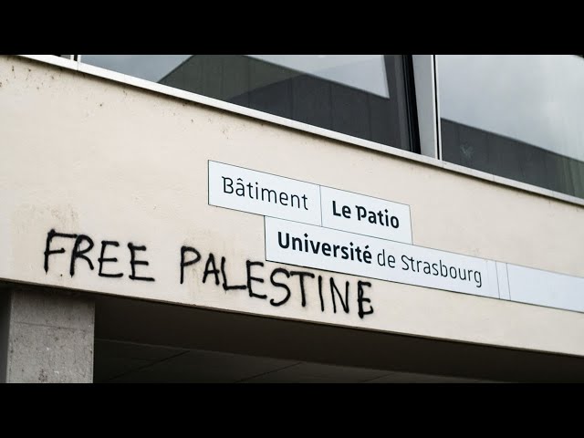 Un bâtiment de l'Université de Strasbourg bloqué par des étudiants pro-palestiniens