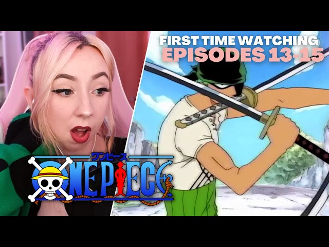 I'M IN LOVE WITH ZORO | One Piece Episode 13, 14 & 15 Reaction