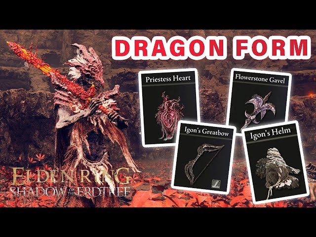 How to Unlock DRAGON Form | Igon Questline Complete Guide ► Elden Ring DLC