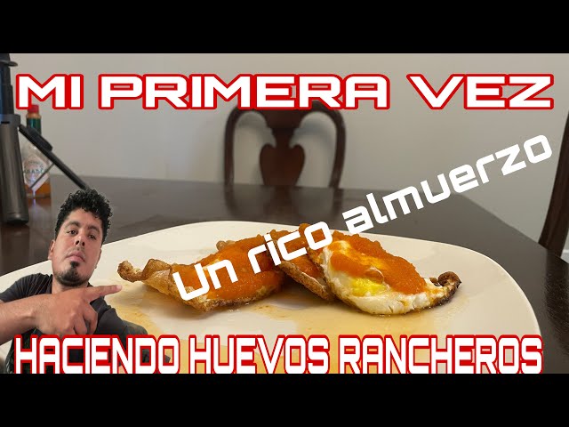 Acompáñenme a prepararme un rico almuerzo, con unos huevos rancheros