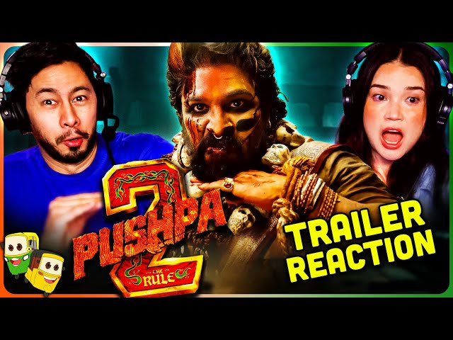 PUSHPA 2 - THE RULE Trailer Reaction! | Allu Arjun | Sukumar | Rashmika Mandanna