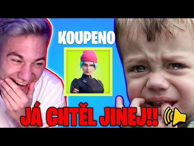 REAKCE NA DĚTI, KTERÉ SI OMYLEM KOUPILY SKIN!😂