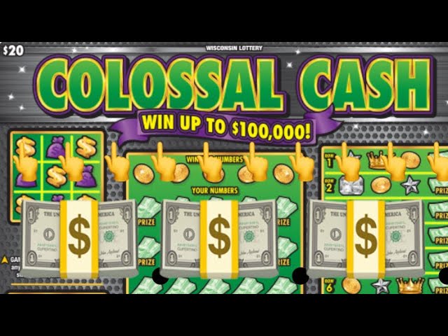 Can I Find A Big Win On A Wisconsin Lottery COLLOSSAL CASH Scratch Off!#slotsandscratchcardjackpots