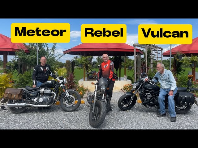 Royal Enfield Super Meteor 650 vs Kawasaki Vulcan S 650 vs Honda Rebel 500: Rider Swap Comparison