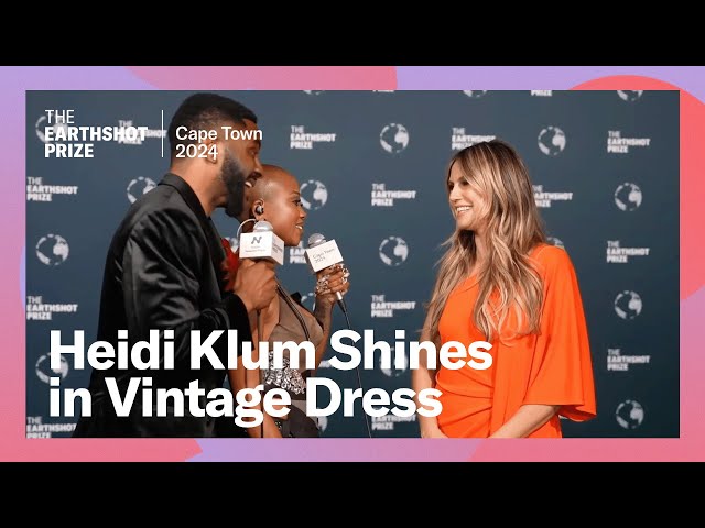 Heidi Klum - Green Carpet Interview