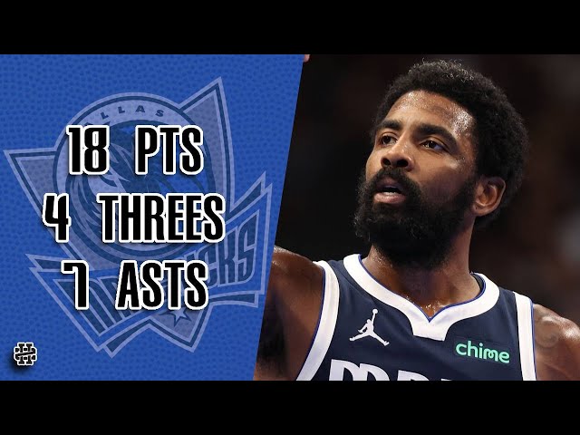 Kyrie Irving 18 pts 4 threes 7 asts vs Pelicans 24/25 season