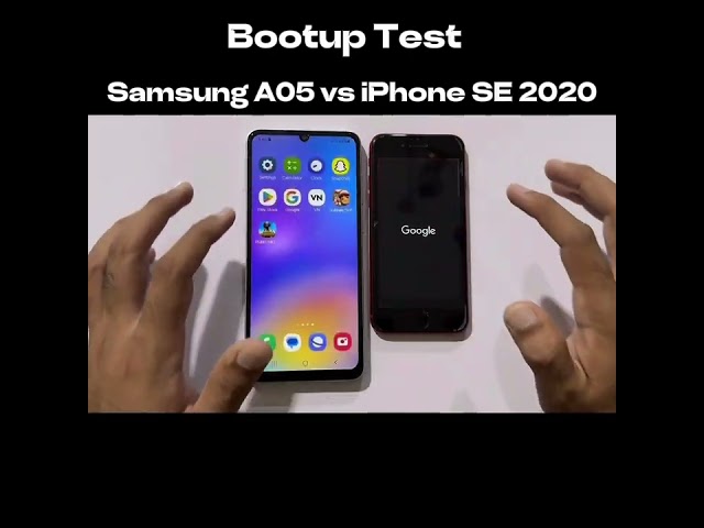 Samsung Galaxy A05 vs iPhone SE 2020 - Speed TEST