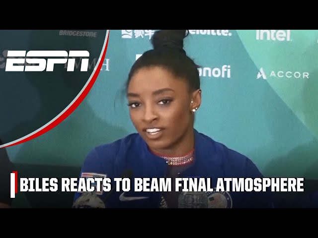 Simone Biles criticizes 'weird and awkward' atmosphere for missing beam medal