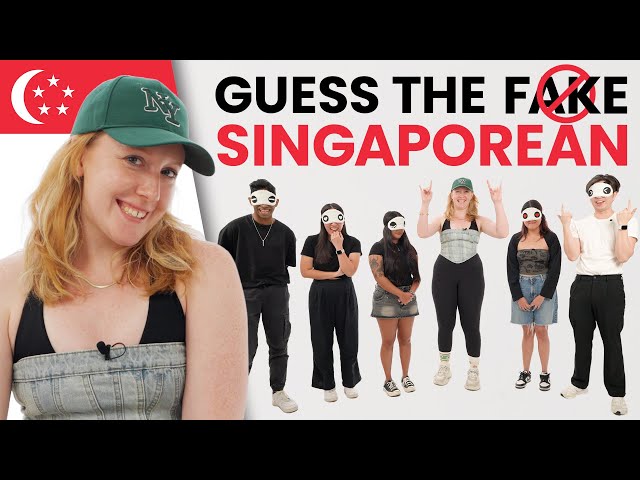 Guess The FAKE Singaporean | 5 Singaporeans Vs 1 Secret British