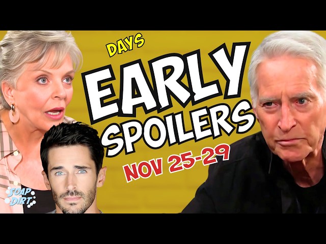 Days of our Lives Early Spoilers Nov 25-29: Julie Distraught, Shawn Back & John Gone #daysofourlives