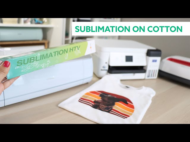 HTVRont Sublimation HTV - Sublimation on Cotton Shirts