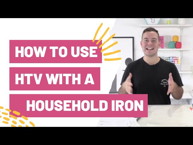 How To Use HTV With a Household Iron