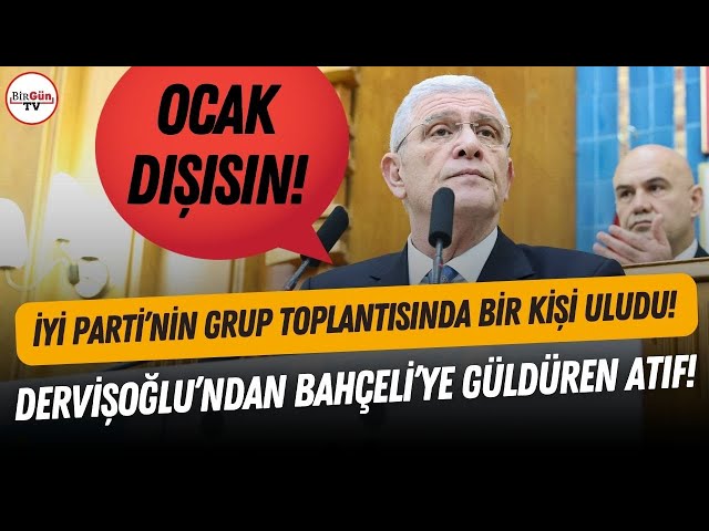 İYİ Parti Grup Toplantısı'na "uluma sesleri" damga vurdu! Dervişoğlu'ndan salonu güldüren tepki