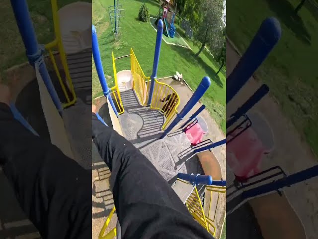 bella ciao Playground parkour climbing pov