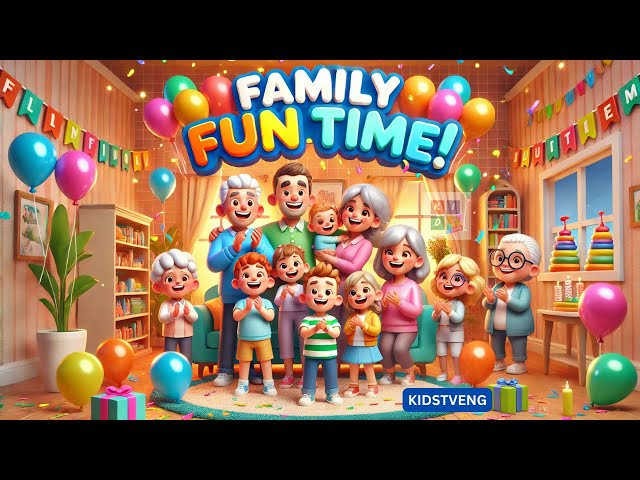 🔴Family Fun Time! |KIDSTVENG | Nursery Rhymes & Kids Songs