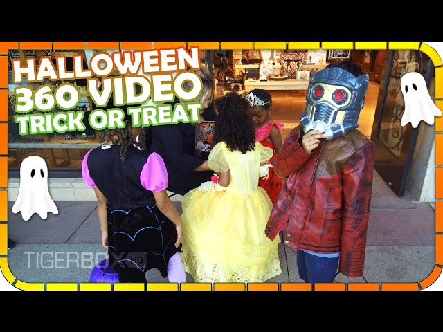 HALLOWEEN Trick or Treat Shopping Mall Kids! *360 Video*