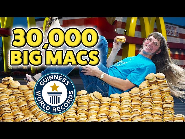 I've eaten 30,000 McDonald's Big Macs! - Guinness World Records