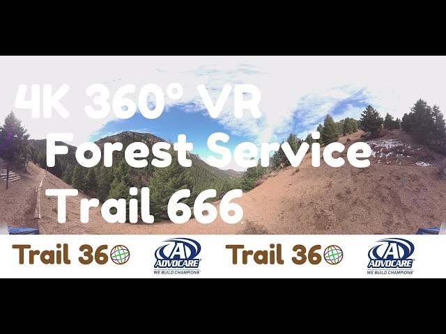 Forest Service Trail 666 (S to N) Full-Trail 360