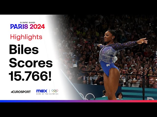 Team USA's Simone Biles NAILS the double Yurchenko Pike 🤩 | #Paris2024 #Olympics