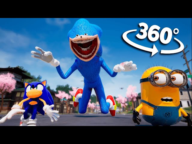 Minions Meet SHIN SONIC in EPIC 360 VR Adventure!