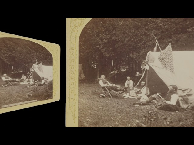 Camp Life, Lake George NY ~1875 (silent, still image)