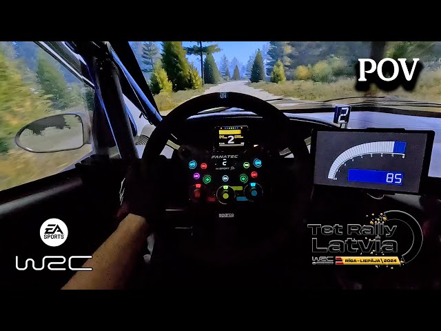 WRC 24 - NEW DLC: Latvia with Ford Focus 2001 - Triple Screen - FANATEC DD PRO+ Shifter + Handbrake