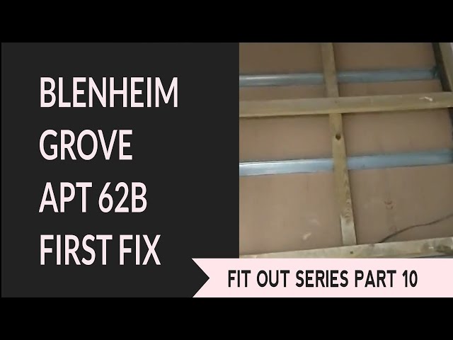 Custom build fit out - First fix at Blenheim Grove