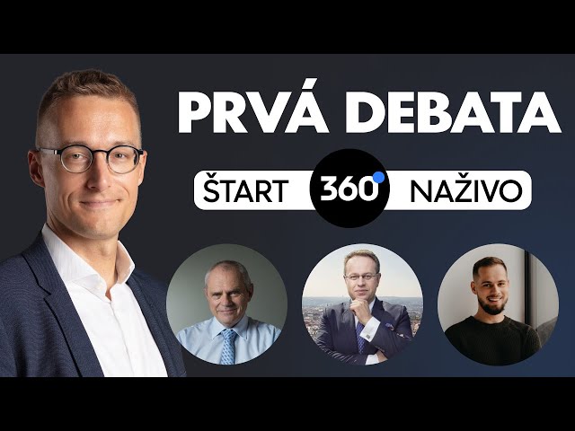 NAŽIVO: Štart 360tky a jej prvá debata